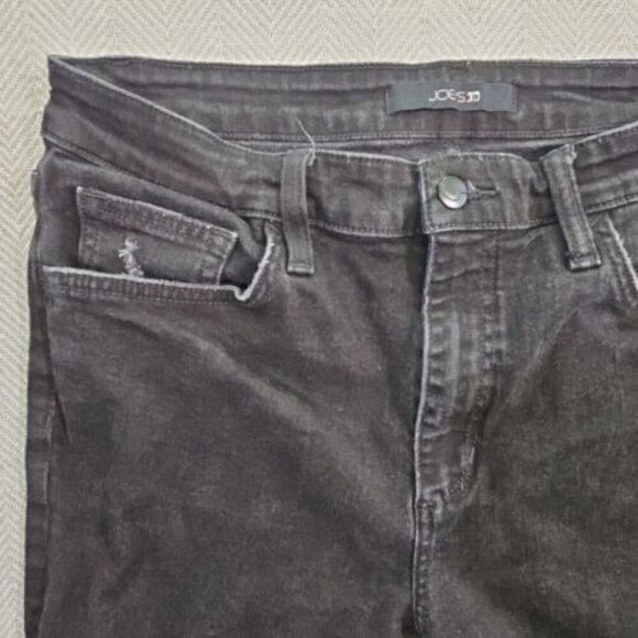 Joe's Jeans Women's Donella Ankle Jeans Size 31 Black Factory Distressed - Picture 16 of 16